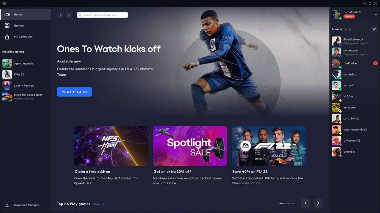EAs nye pc-app er ude nu, erstatter Origin