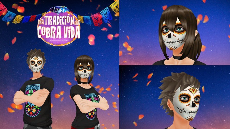 Pokémon GO Día de Muertos Avatar-genstande
