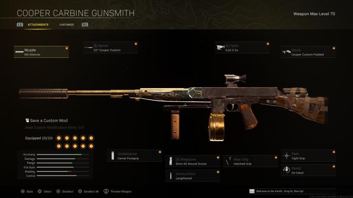 Cooper Carbine i Warzone