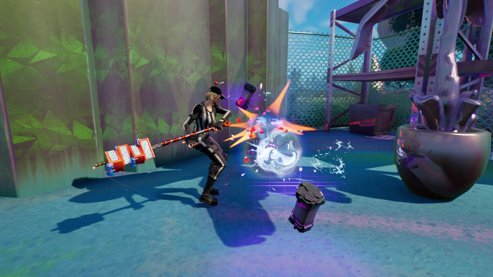Efterår 7 historier eller mere i Chrome Blob-form i Fortnite