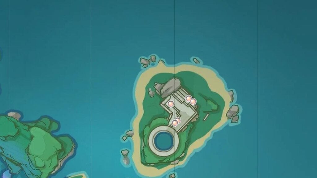 Sango Pearls i Suigetsu Pool i Genshin Impact