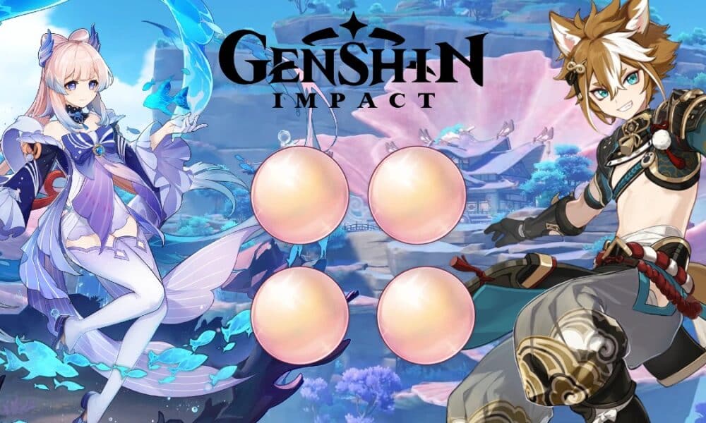 Gorou, Kokomi, and Sango Pearls in Genshin Impact