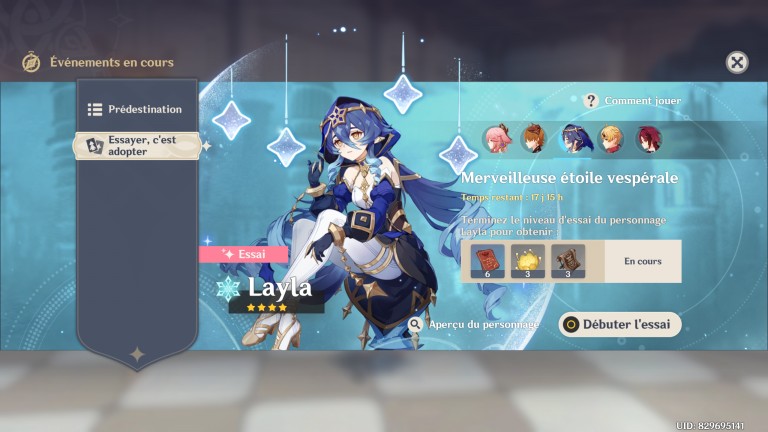 Genshin Impact, faut-il invoquer Layla ?  Notre guide complet sur l'étudiante aux troubles du sommeil