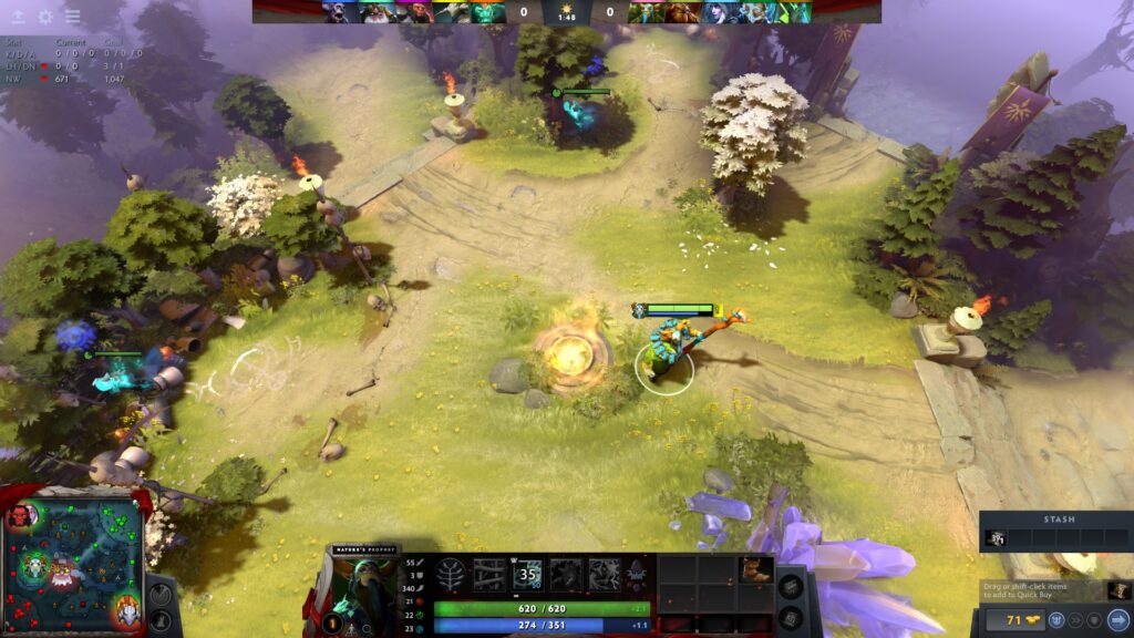 Dota 2 blokerer lejre