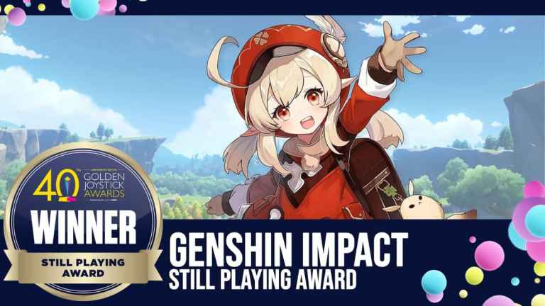 Genshin Impact vinder Still Playing-kategorien i Golden Joystick Awards 2022
