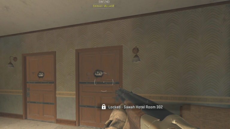Placering af Sawah Hotel Room 302 i Warzone DMZ