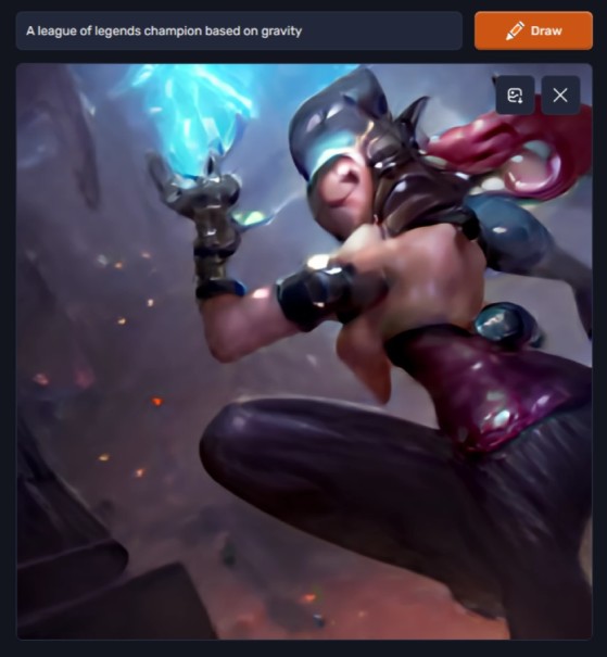 ... et c'est le supposé 'splash art' de notre nouveau mester - League of Legends