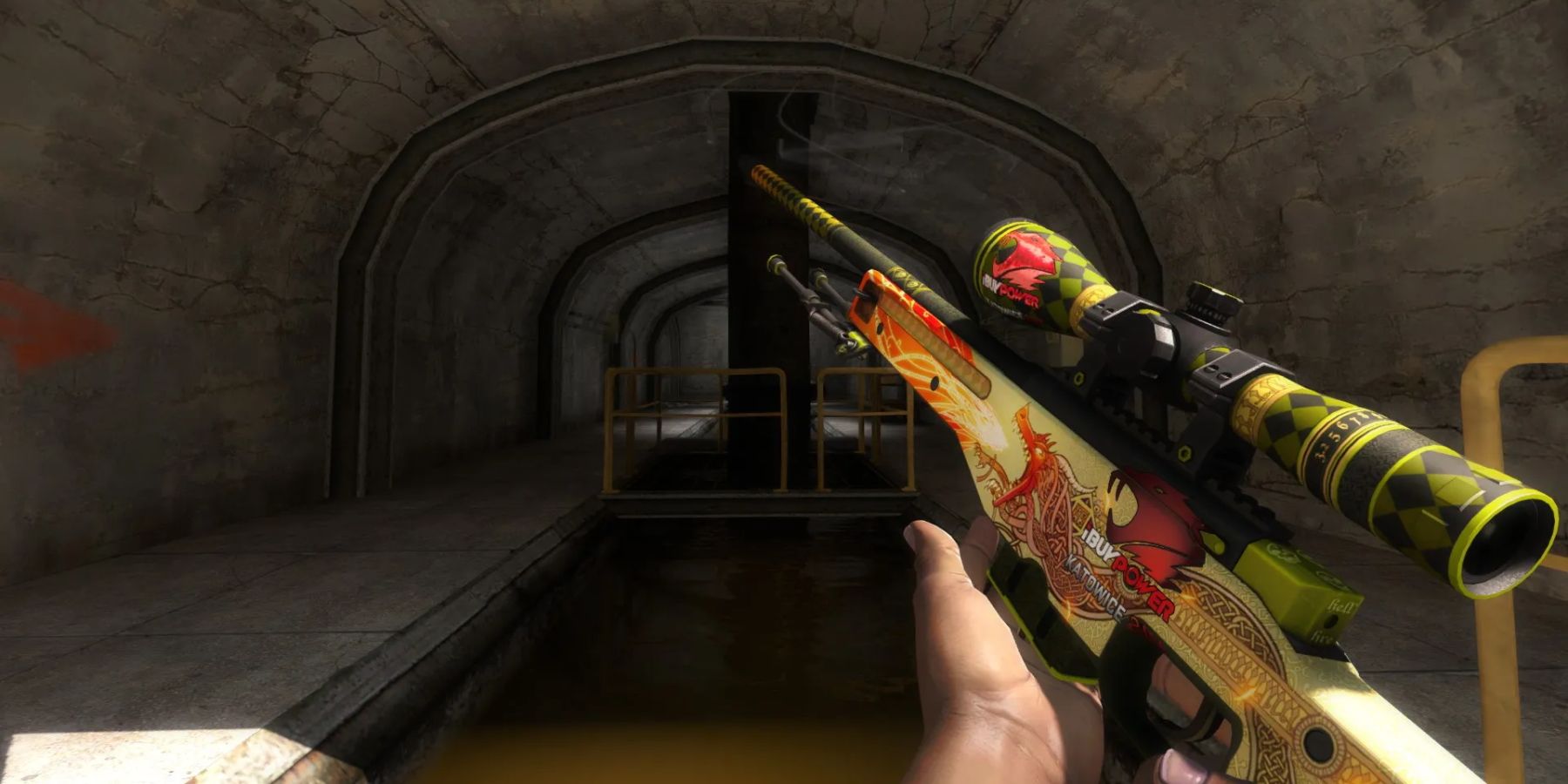 Rifle in Counter-Strike: Global Offensive with a unique skin