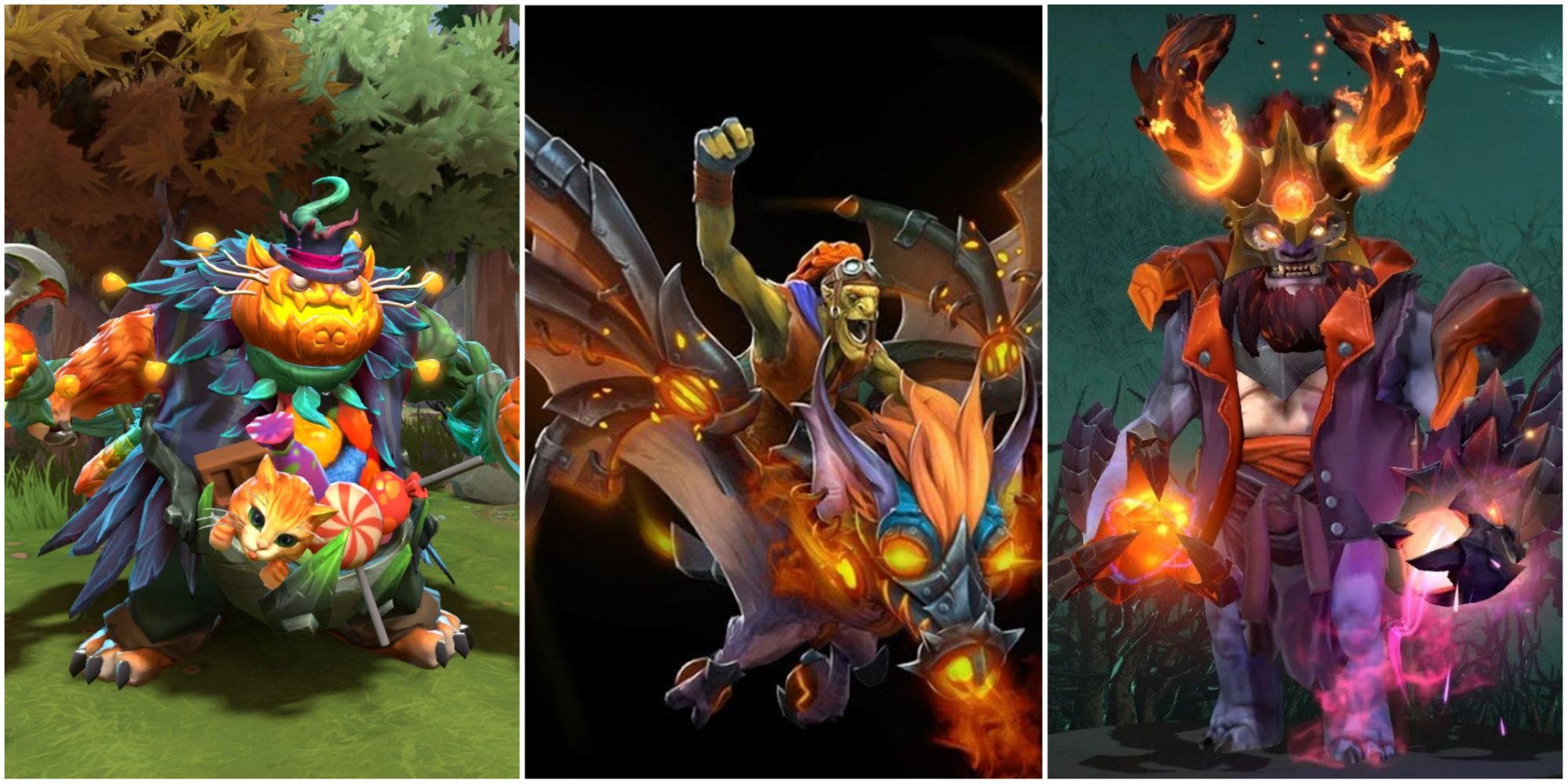 Dota 2 Halloween Themed skins