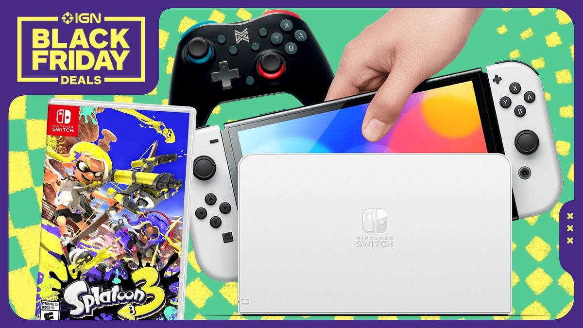 Få en nedsat Nintendo Switch OLED med Splatoon 3 og 2nd Controller til Black Friday