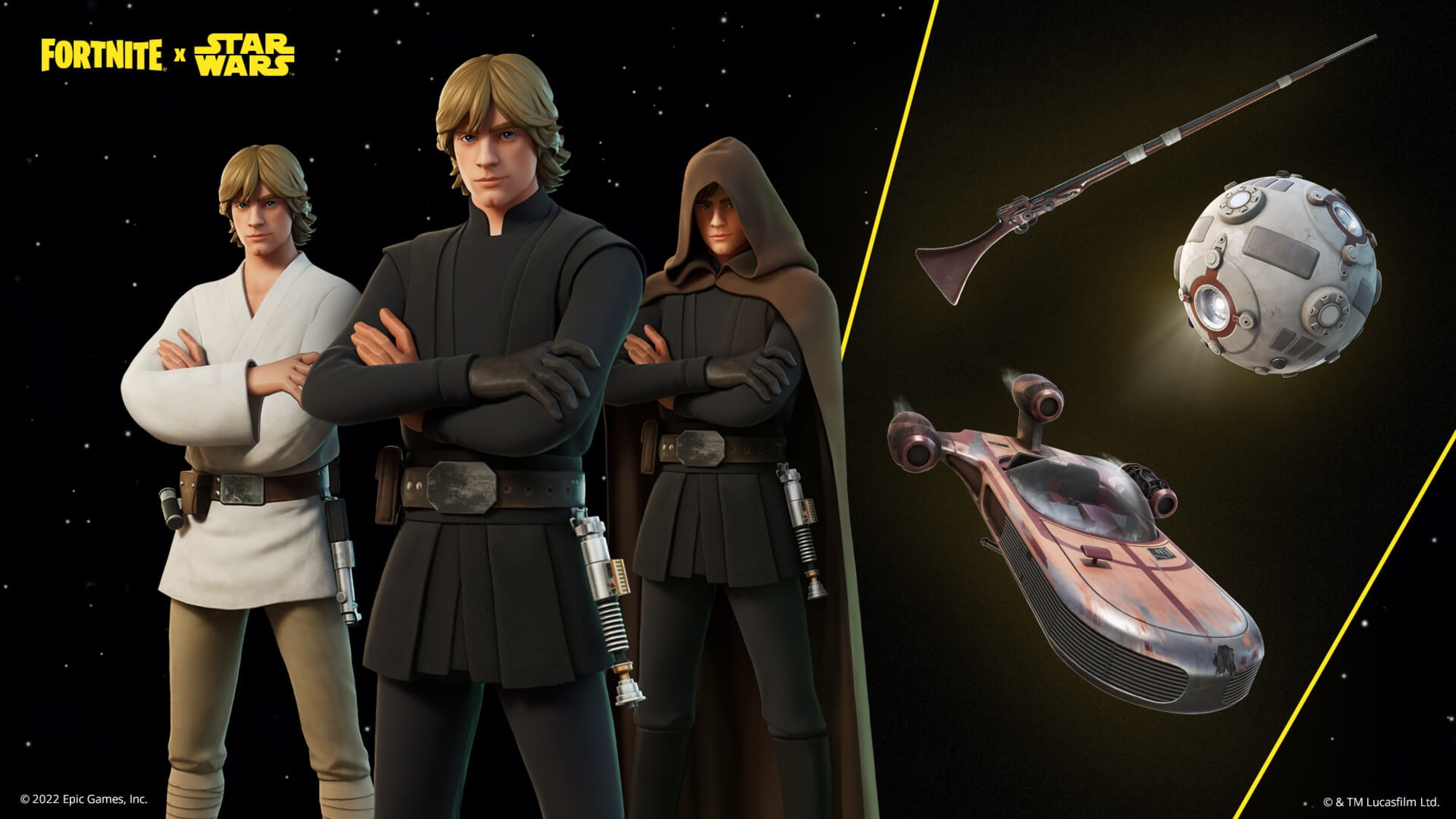 Fortnite bringer den originale trio af Star Wars-figurer til spillet