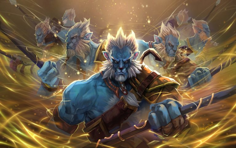 Luskede og venner farer vild i et hav af Phantom Lancer-illusioner i Dota 2