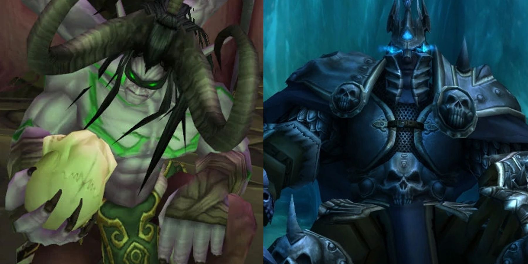Arthas and Illidan World of Warcraft Expansions