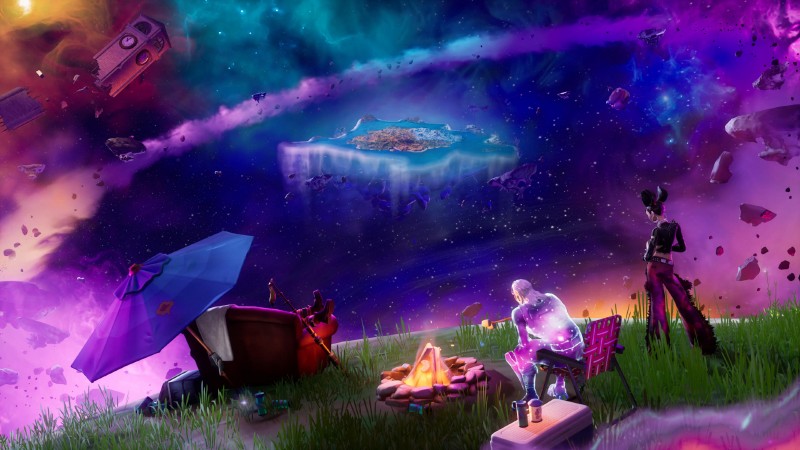 Fortnite Chapter 3 Finale Event afsluttes med første kig på nyt kapitel 4 kort og skins