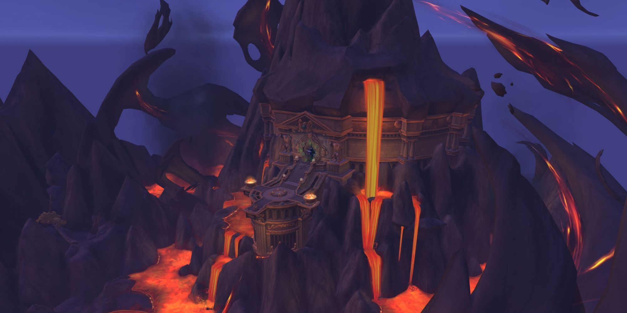Ydersiden af ​​Vault of the Incarnates i World of Warcraft: Dragonflight
