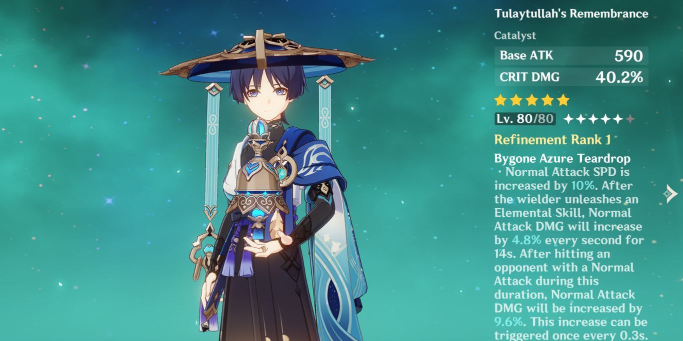 Genshin Impact Wanderer holder Tulaytullahs minde
