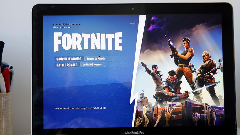 Fortnite på en desktop