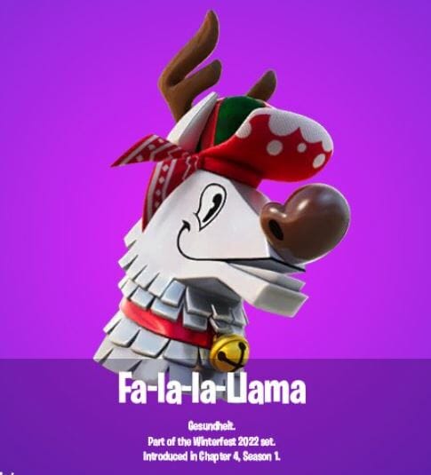 Fa-la-la-Llama Ryg Bling