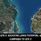 Potentiel GTA 6-kortstørrelse sammenlignet med GTA 5
