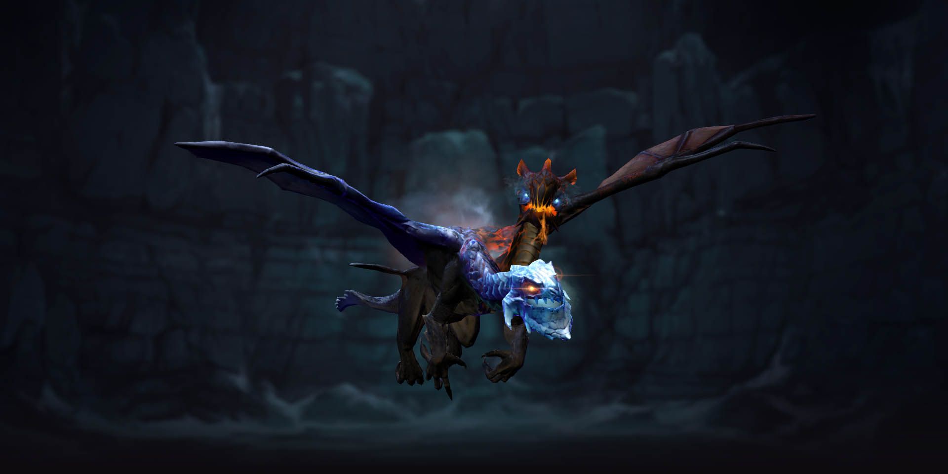 Dota 2 en ild og is dobbelthovedet drage