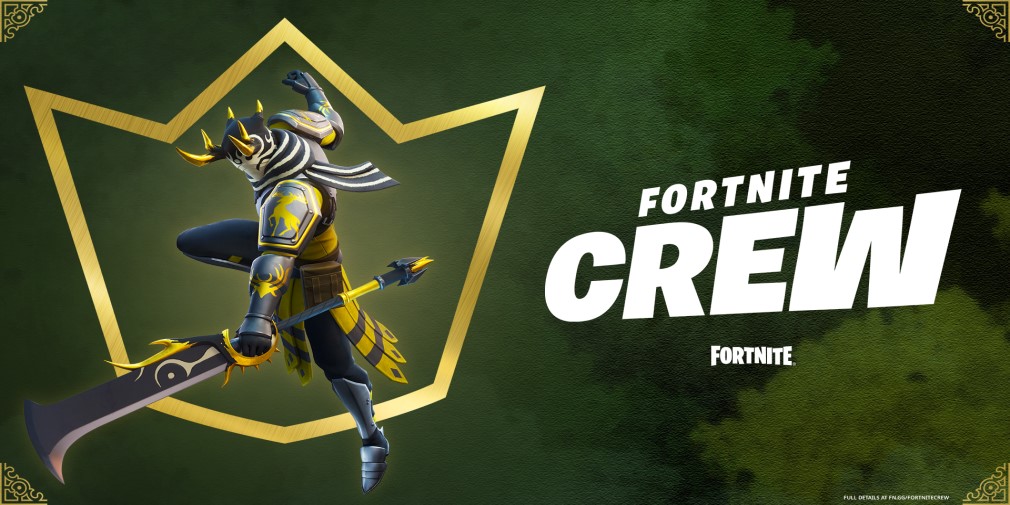 Fortnites januar 2023 Crew Pack vil indeholde Gildhart kosmetiske sæt