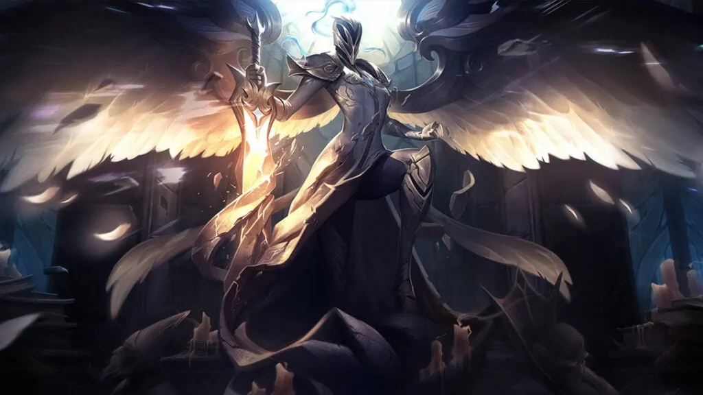 8 sjældneste League of Legends-skins, du sandsynligvis aldrig vil eje i dette liv Sølv Kayle splash art