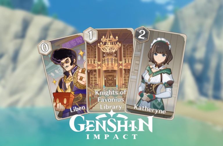 Bedste støttekort i Genius Invokation TCG i Genshin Impact