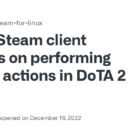 Steam-klienten går ned ved udførelse af visse handlinger i DoTA 2 · Issue #9011 · ValveSoftware/steam-for-linux · GitHub