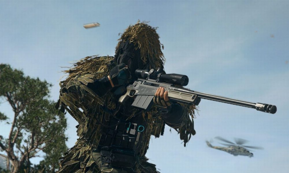 warzone 2 operator using sniper rifle