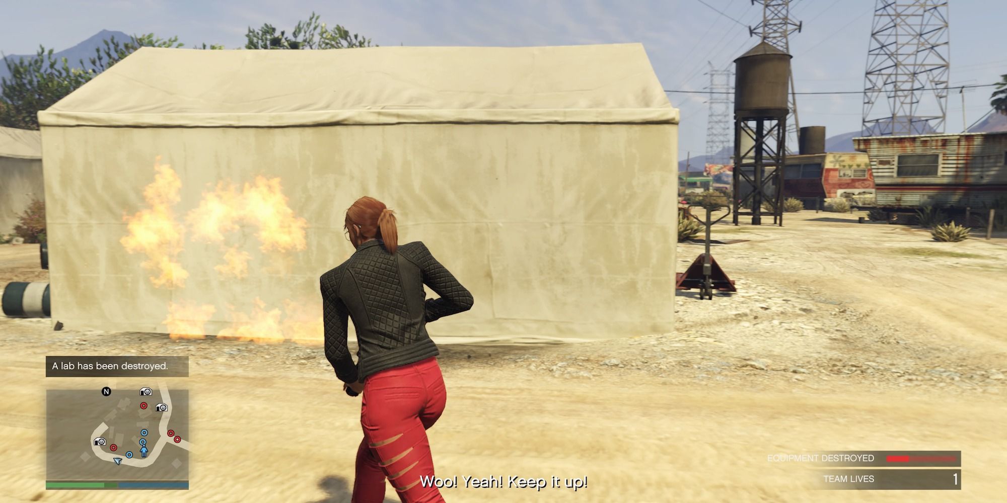 grand theft auto online ødelægger laboratorieudstyr