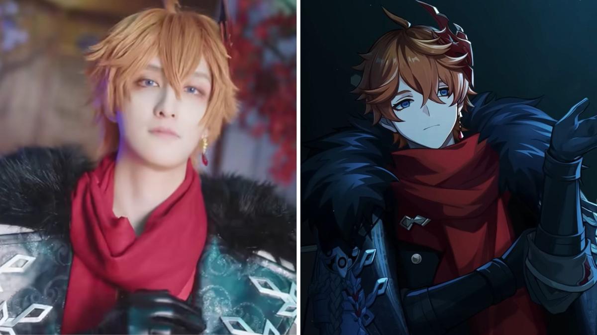 Dota 2-stjernen Ame imponerer fans med cosplay som Genshin Impact's Childe