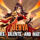 Genshin Impact - Dehya færdigheder, materialer, talenter og mere