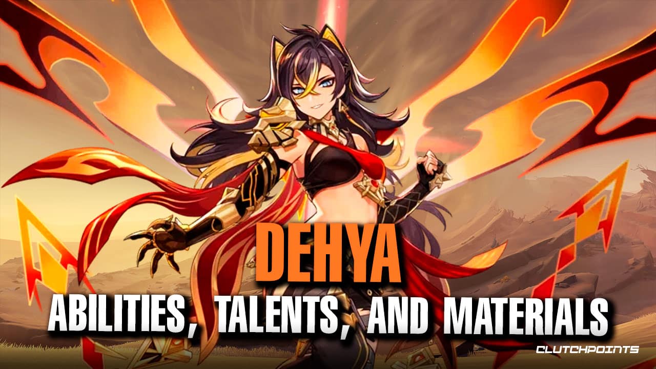 Genshin Impact - Dehya færdigheder, materialer, talenter og mere