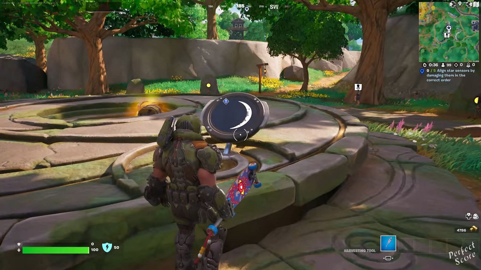 Sådan justeres stjernesensorer i den rigtige rækkefølge - Fortnite