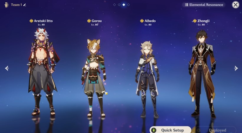 Bedste team comp af Itto i Genshin impact: Fuld geo team