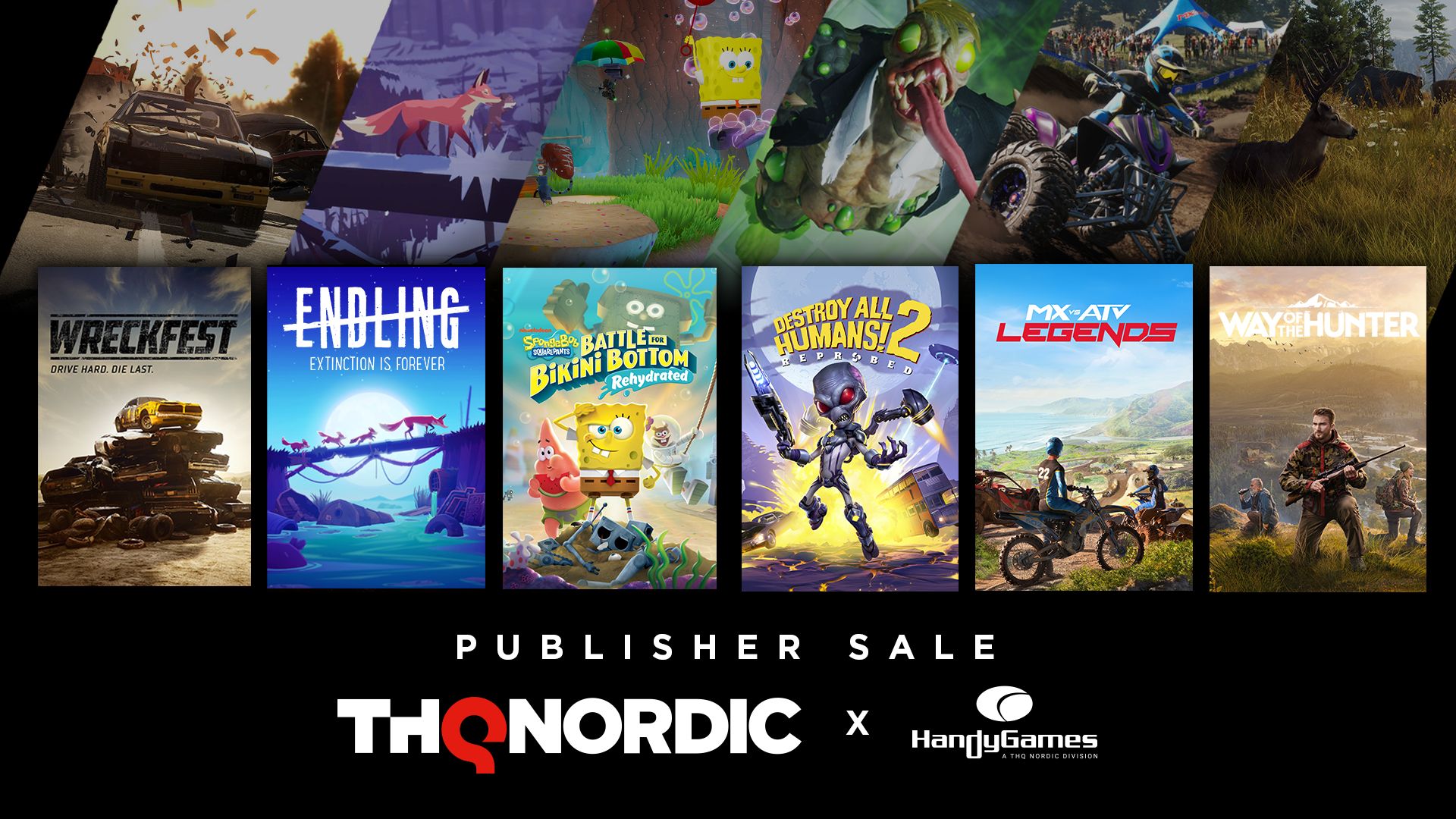 Fra Galactic Conquest til Racing rivalisering til Spongetastic Antics, THQ Nordic and Handy Games Publisher Sale har noget for enhver smag