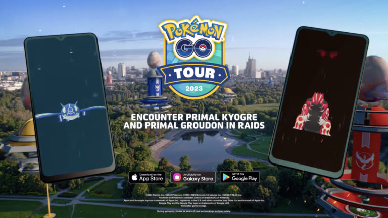 Pokémon Go Groudon Kyogre