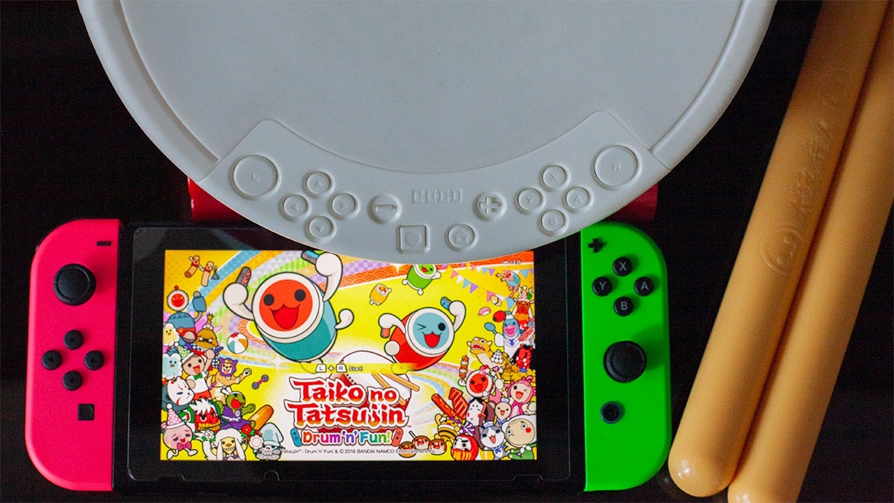 Den officielle Hori Taiko no Tatsujin Drum Controller til Nintendo Switch er faldet til den laveste pris nogensinde