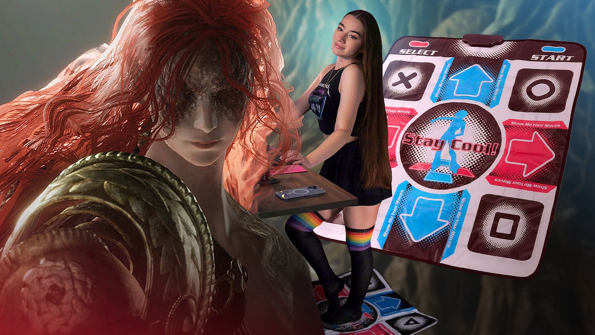 Elden Ring Streamer MissMikkaa besejrede samtidig to Malenias med en dansepude og en controller