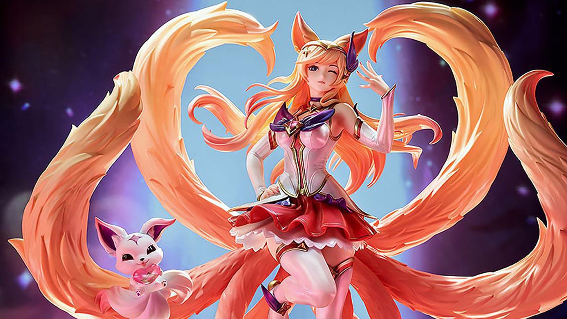 League of Legends får en smuk stjerne Guardian Ahri figur