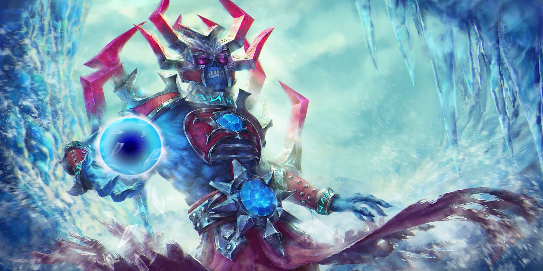 Lich in Dota 2 with Skin