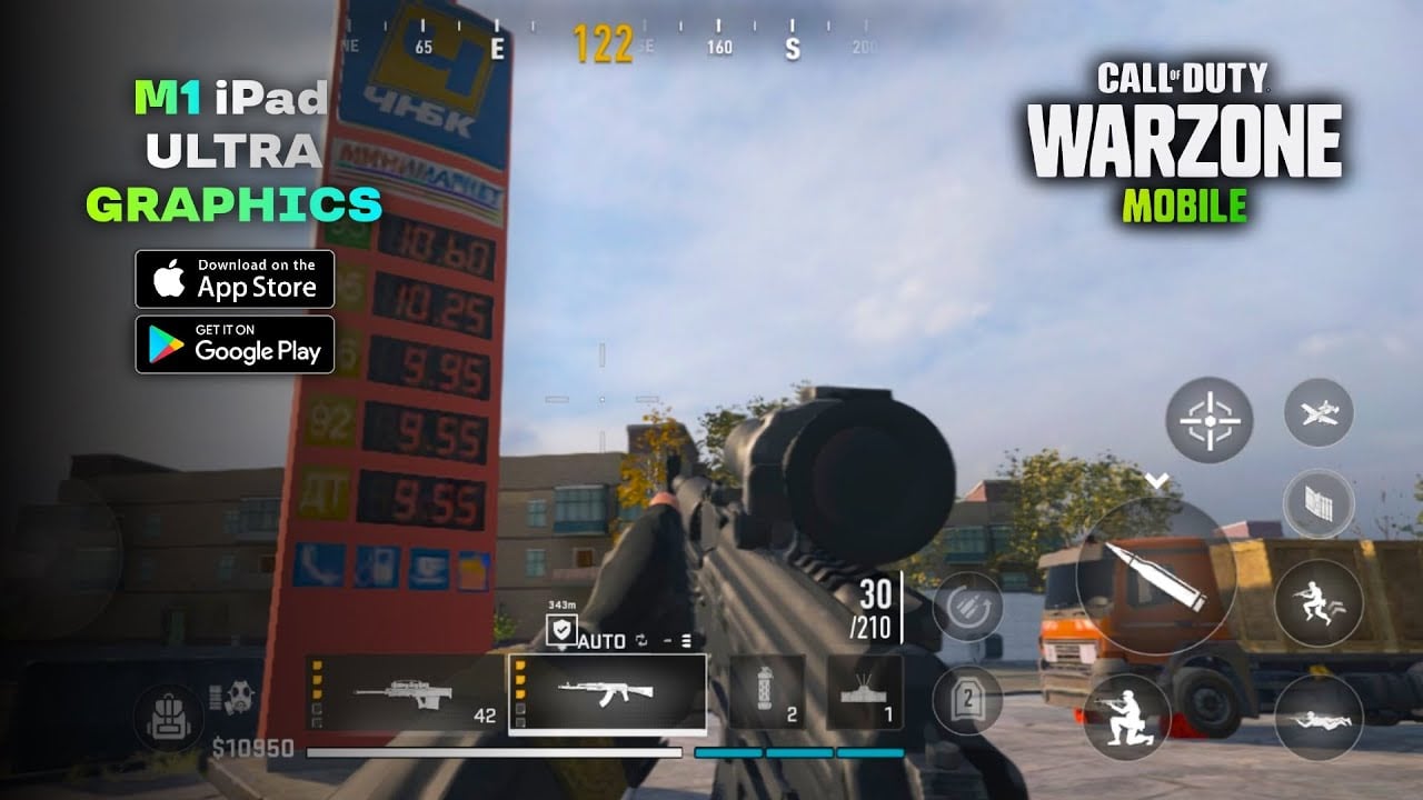 WarZone Mobile iPad M1 ULTRA GRAPHICS Beta Gameplay |  Call of Duty Warzone Android iOS Beta APK 2023