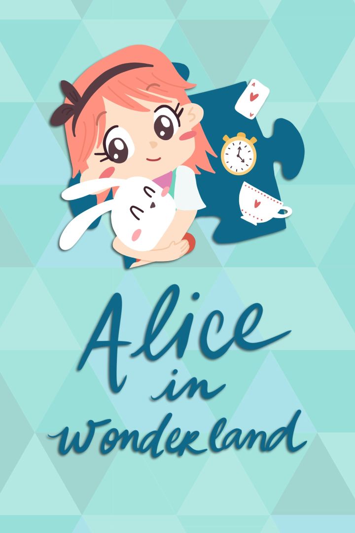 Alice i Eventyrland - A Jigsaw Puzzle Tale Box Art