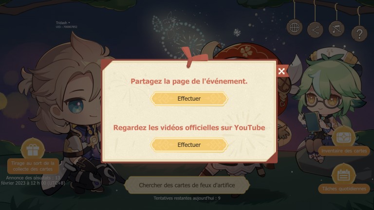 Genshin Impact: 40 primo-gemmes à récupérer med l'événement web "Sous les éclats stellaires"