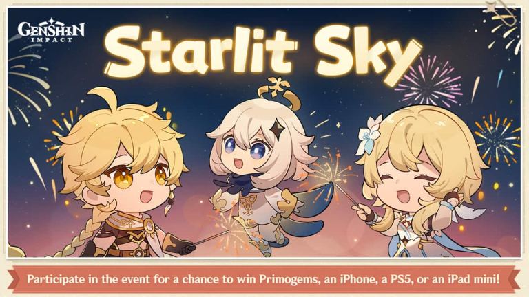 Genshin Impact Starlit Sky webbegivenhedsguide