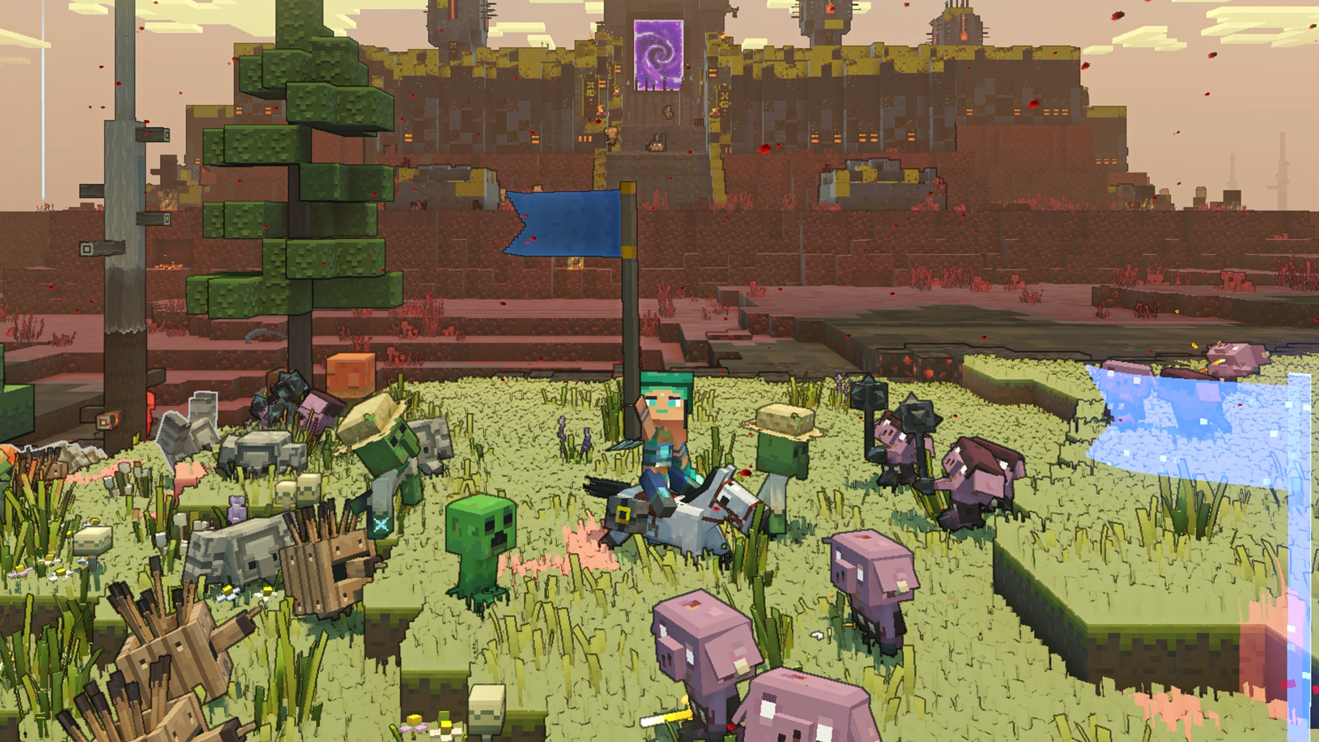 Minecraft Legends skærmbillede