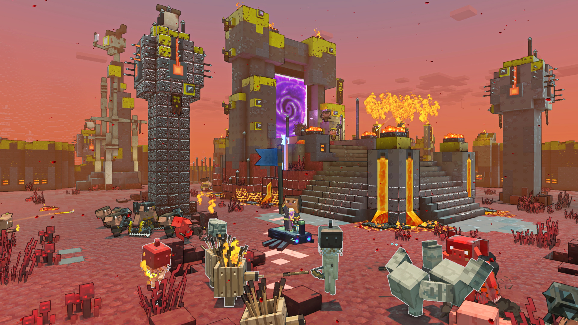 Minecraft Legends skærmbillede