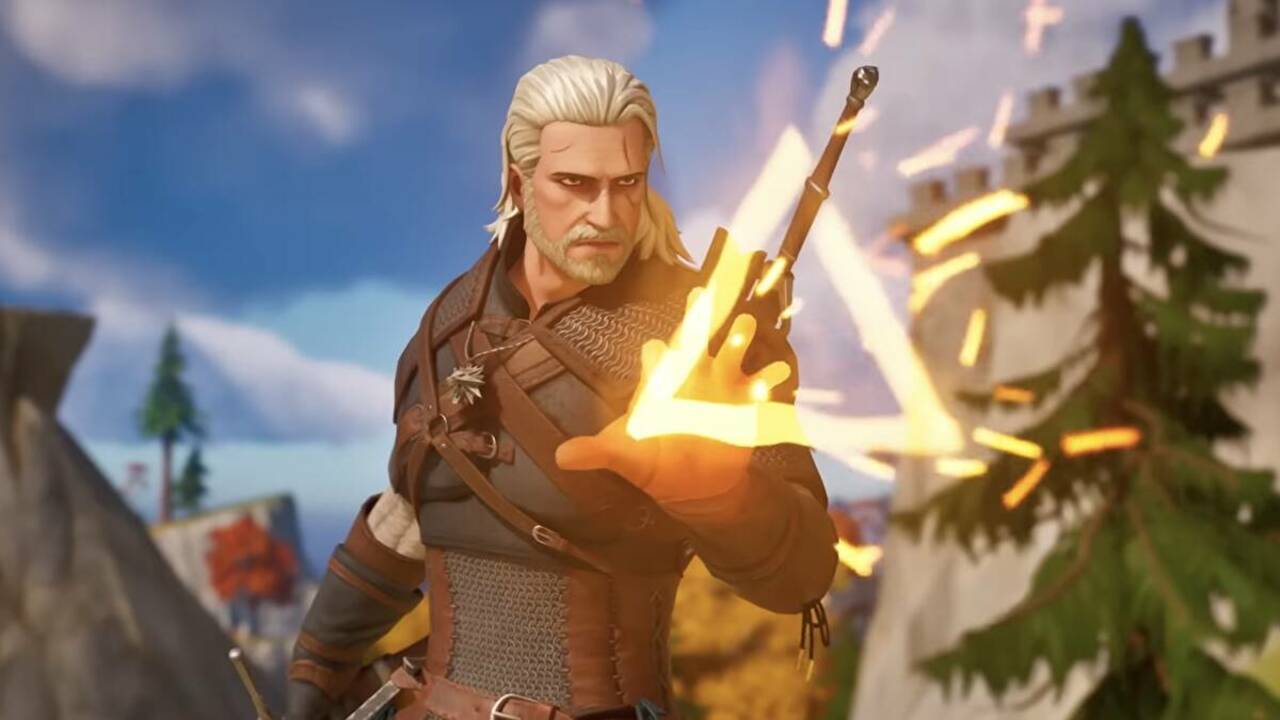 Kast en V-Buck til din Witcher, Geralt Of Rivia Slashes på Fortnite i dag
