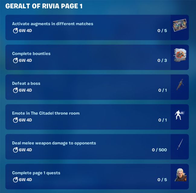 Geralt of Rivia i Fortnite: Sådan får du sit outfit ved at fuldføre hans quests