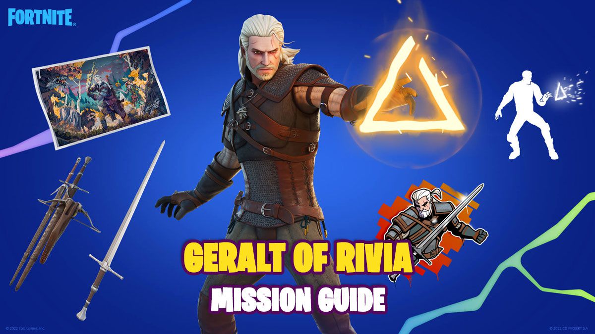 Geralt of Rivia i Fortnite: Sådan får du sit outfit ved at fuldføre hans quests